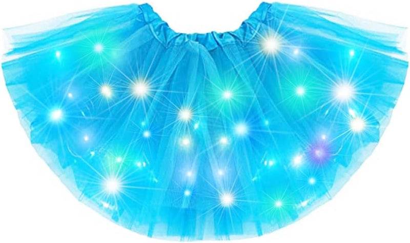 Nicute Light Up Tutu Led Layered Tulle Tutus Skirt for Women - Image 1